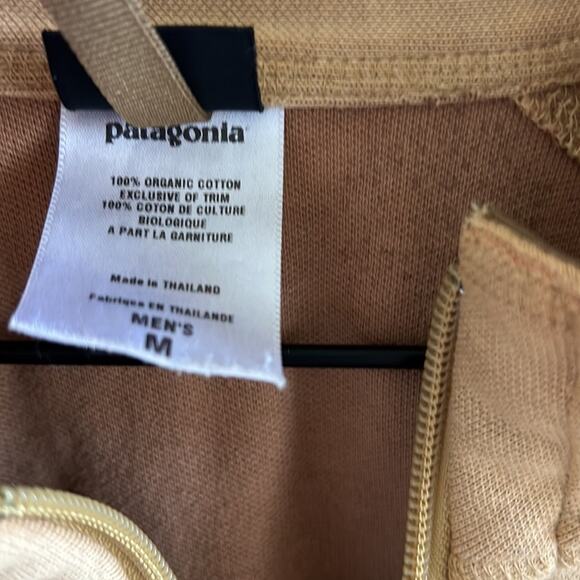 Patagonia 100% Organic Cotton Front Zip Sweatshirt Men's Medium Style 27530F6 - Picture 9 of 12